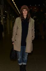 KEIRA KNIGHTLEY Arrives at St Pancras Station in London 01/10/2019