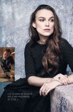 KEIRA KNIGHTLEY in Le Vif Weekend Magazine, January 2019