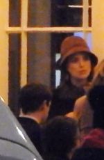 KEIRA KNIGHTLEY on the Set of  Misbehaviour in London 01/20/2019