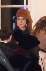 KEIRA KNIGHTLEY on the Set of  Misbehaviour in London 01/20/2019