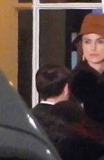 KEIRA KNIGHTLEY on the Set of  Misbehaviour in London 01/20/2019