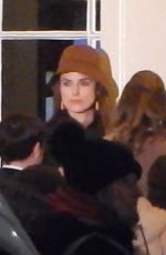 KEIRA KNIGHTLEY on the Set of  Misbehaviour in London 01/20/2019