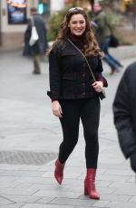 KELLY BROOK Arrives at Global Radio in London 12/01/2019