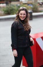 KELLY BROOK Arrives at Global Radio in London 12/01/2019