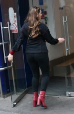 KELLY BROOK Arrives at Global Radio in London 12/01/2019