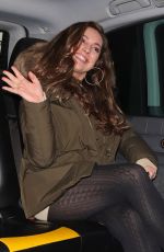 KELLY BROOK Leaves Global Radio in London 01/232/2019