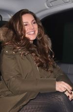 KELLY BROOK Leaves Global Radio in London 01/232/2019