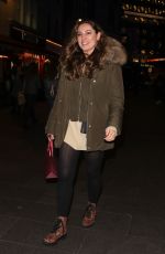 KELLY BROOK Leaves Global Radio in London 01/232/2019