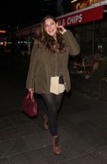 KELLY BROOK Leaves Global Radio in London 01/232/2019