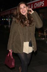 KELLY BROOK Leaves Global Radio in London 01/232/2019
