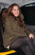 KELLY BROOK Leaves Global Radio in London 01/232/2019