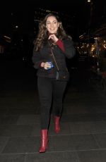 KELLY BROOK Leaves Heart FM Studios in London 01/14/2019