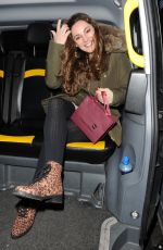 KELLY BROOK Leaves Heart Radio in London 01/23/2019