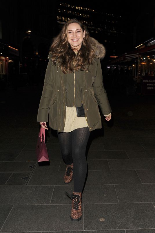 KELLY BROOK Leaves Heart Radio in London 01/23/2019