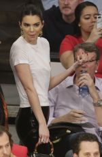 KENDALL JENNER at 76ers vs LA Lakers Game in Los Angeles 01/29/2019