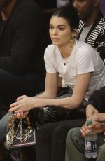 KENDALL JENNER at 76ers vs LA Lakers Game in Los Angeles 01/29/2019