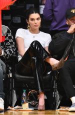 KENDALL JENNER at 76ers vs LA Lakers Game in Los Angeles 01/29/2019