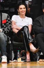 KENDALL JENNER at 76ers vs LA Lakers Game in Los Angeles 01/29/2019