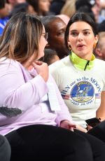 KENDALL JENNER at 76ers vs Thunder Game in Philadelphia 01/19/2019