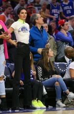 KENDALL JENNER at 76ers vs Thunder Game in Philadelphia 01/19/2019