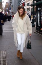 KERI RUSSELL Out and About in New York 01/23/2019