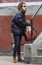 KERI RUSSELL Out Shopping in New York 01/10/2019