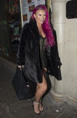 KERRY KATONA at Opium Nightclub on the Set of Celebs go Dating in London 01/14/2019