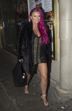 KERRY KATONA at Opium Nightclub on the Set of Celebs go Dating in London 01/14/2019