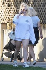 KESHA in Shorts Out in Venice Beach 01/27/2019