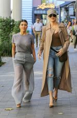 KHLOE and KOURTNEY KARDASHIAN on the Set of KUWTK in Canoga Park 01/24/2019