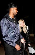 KHLOE KARDASHIAN and Tristan Thompson at Craig
