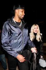 KHLOE KARDASHIAN and Tristan Thompson at Craig