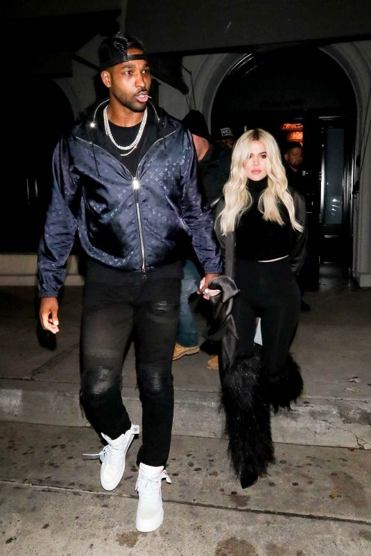 KHLOE KARDASHIAN and Tristan Thompson at Craig