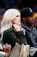 KHLOE KARDASHIAN at Cavaliers vs LA Lakers Game in Los Angeles 01/13/2019