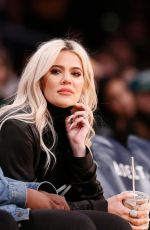 KHLOE KARDASHIAN at Cavaliers vs LA Lakers Game in Los Angeles 01/13/2019