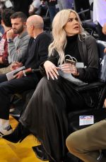 KHLOE KARDASHIAN at Cavaliers vs LA Lakers Game in Los Angeles 01/13/2019