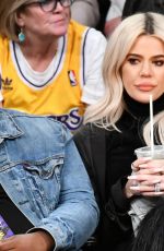 KHLOE KARDASHIAN at Cavaliers vs LA Lakers Game in Los Angeles 01/13/2019