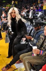 KHLOE KARDASHIAN at Cavaliers vs LA Lakers Game in Los Angeles 01/13/2019