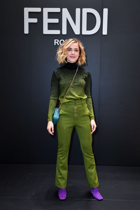 KIERNAN SHIPKA at Fendi Fashion Show in Milan 01/14/2019
