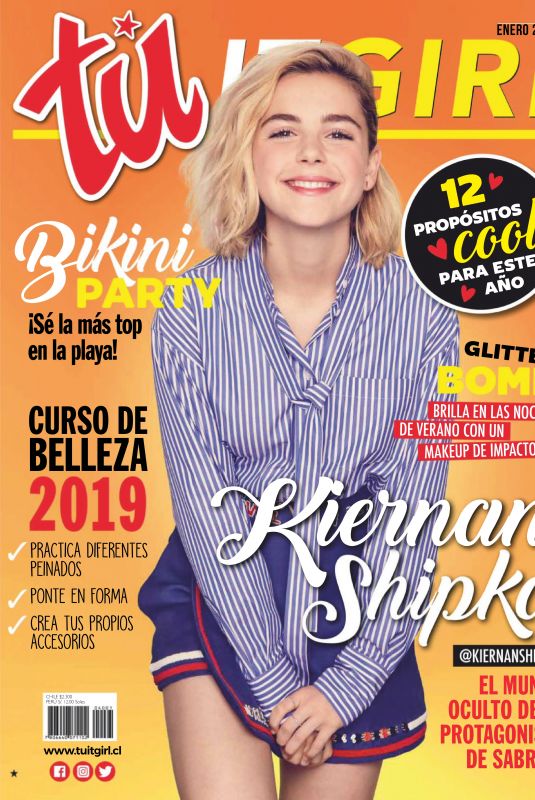 KIERNAN SHIPKA Tu It Girl Magazine, Chile January 2019