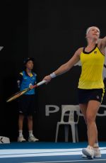 KIKI BERTENS at Brisbane International Tennis 01/02/2019