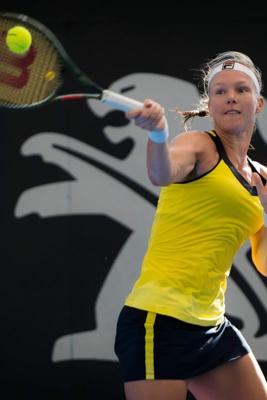 KIKI BERTENS at Brisbane International Tennis 01/02/2019
