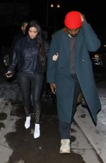 KIM KARDASHIAN and Kanye West at Matsuhisa Restaurant in Aspen 12/30/2018