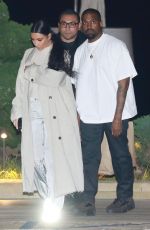KIM KARDASHIAN and Kanye West Leaves Nobu in Malibu 01/30/2019