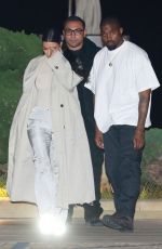 KIM KARDASHIAN and Kanye West Leaves Nobu in Malibu 01/30/2019