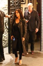 KIM KARDASHIAN Night Out in Studio City 01/24/2019