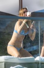 KIMBERLEY GARNER in Bikini at a Pool in Miami 01/01/2019