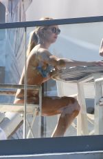 KIMBERLEY GARNER in Bikini on the Beach in Miami 01/29/2019
