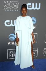 KIRBY HOWELL-BAPTISTE at 2019 Critics’ Choice Awards in Santa Monica 01/13/2019