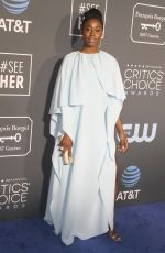 KIRBY HOWELL-BAPTISTE at 2019 Critics’ Choice Awards in Santa Monica 01/13/2019